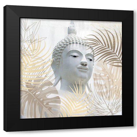 Buddha Palm Black Modern Wood Framed Art Print by Allen, Kimberly