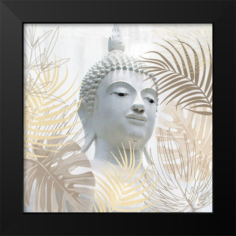 Buddha Palm Black Modern Wood Framed Art Print by Allen, Kimberly