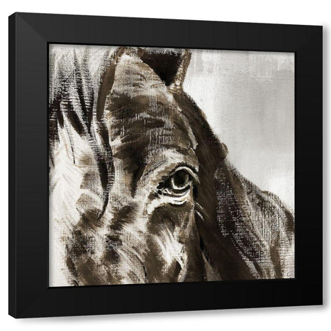 Sketched Black Modern Wood Framed Art Print by Allen, Kimberly