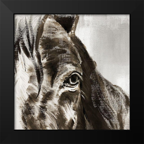 Sketched Black Modern Wood Framed Art Print by Allen, Kimberly