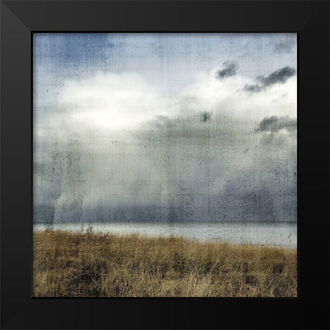 Misty Mood Black Modern Wood Framed Art Print by Allen, Kimberly