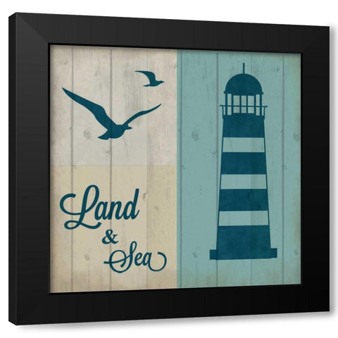 Travel the Sea 3 Black Modern Wood Framed Art Print with Double Matting by Allen, Kimberly