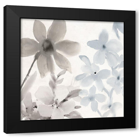 Spring Blue 2 Black Modern Wood Framed Art Print by Allen, Kimberly