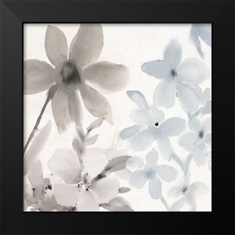 Spring Blue 2 Black Modern Wood Framed Art Print by Allen, Kimberly