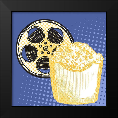 Cinema 2 Black Modern Wood Framed Art Print by Allen, Kimberly