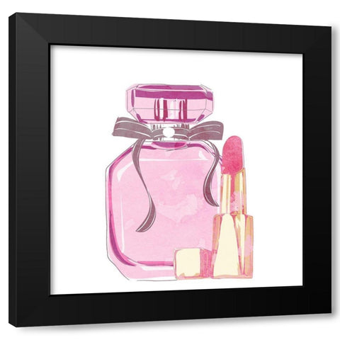 Fashionista 9 Black Modern Wood Framed Art Print by Allen, Kimberly