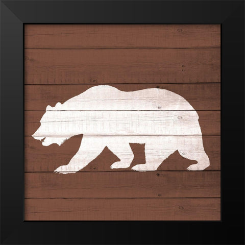 Lake House 2 Black Modern Wood Framed Art Print by Allen, Kimberly