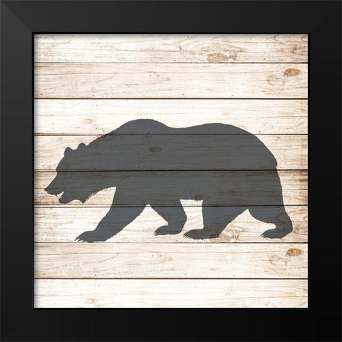 Lake House 2 Black Modern Wood Framed Art Print by Allen, Kimberly