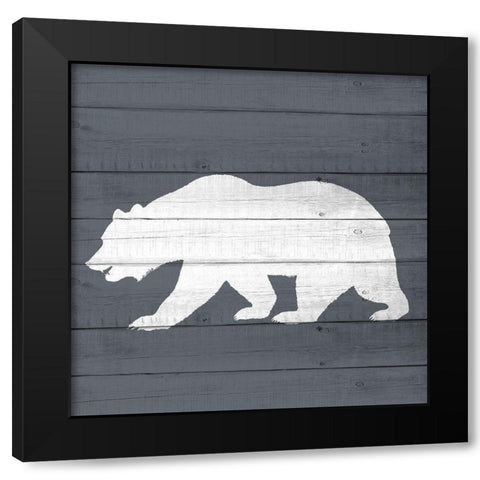 Lake House 2 Black Modern Wood Framed Art Print by Allen, Kimberly