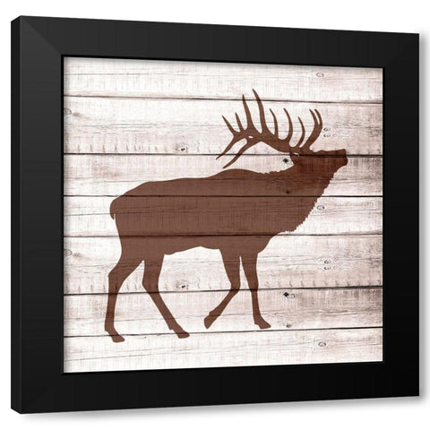 Lake House 3 Black Modern Wood Framed Art Print by Allen, Kimberly