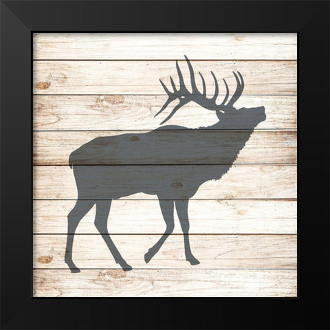 Lake House 3 Black Modern Wood Framed Art Print by Allen, Kimberly