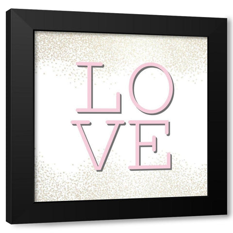 Fashionista 3 Black Modern Wood Framed Art Print by Allen, Kimberly