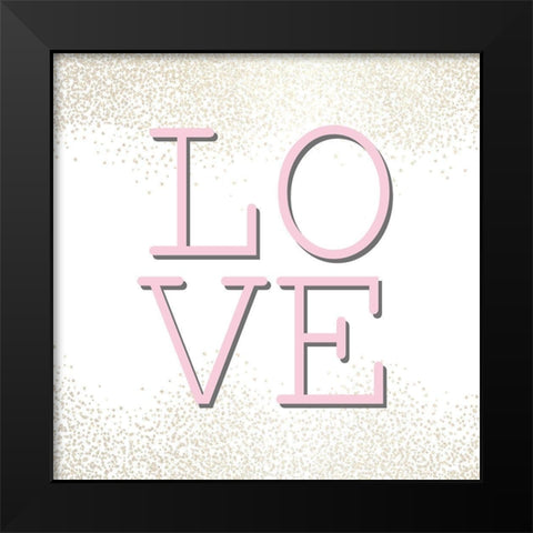 Fashionista 3 Black Modern Wood Framed Art Print by Allen, Kimberly