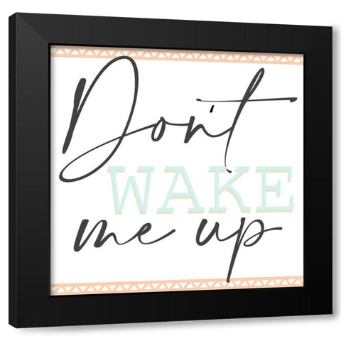 Minty 7 Black Modern Wood Framed Art Print with Double Matting by Allen, Kimberly