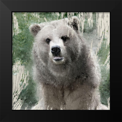 Wildlife 1 Black Modern Wood Framed Art Print by Allen, Kimberly