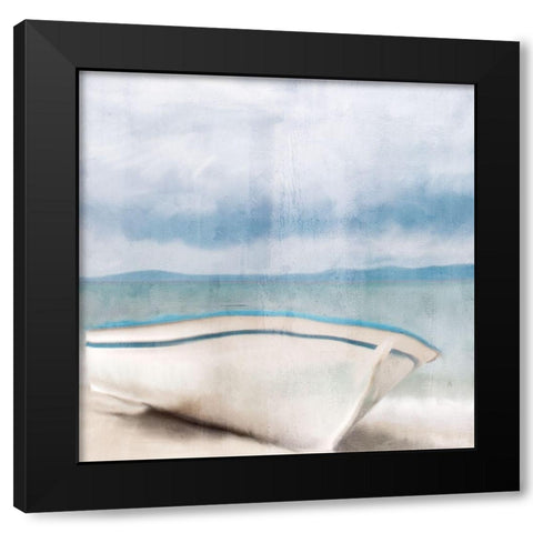 Beached Black Modern Wood Framed Art Print by Allen, Kimberly