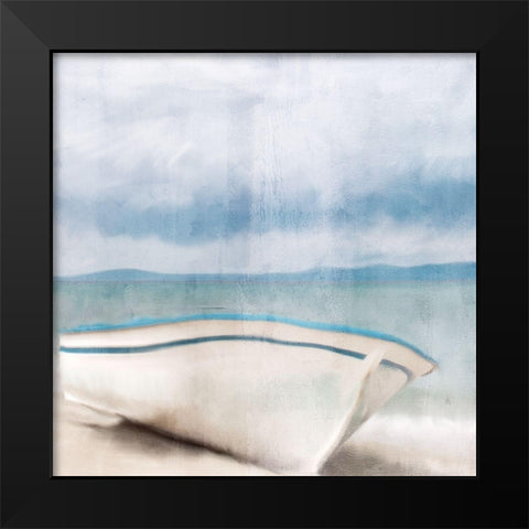 Beached Black Modern Wood Framed Art Print by Allen, Kimberly