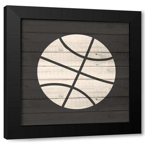 Sports 1 Black Modern Wood Framed Art Print with Double Matting by Allen, Kimberly
