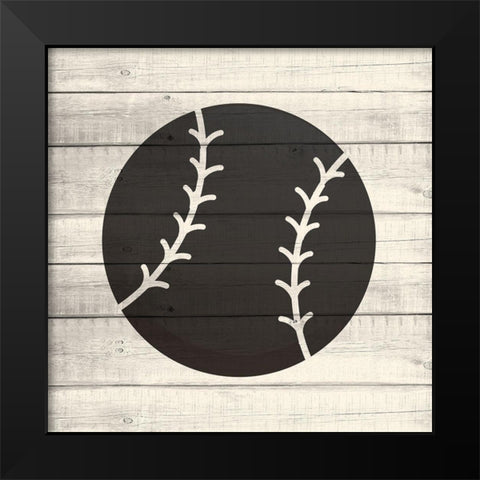 Sports 4 Black Modern Wood Framed Art Print by Allen, Kimberly