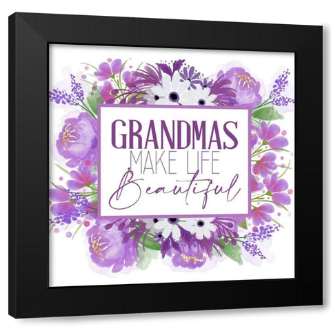 Grandmas Make Black Modern Wood Framed Art Print by Allen, Kimberly