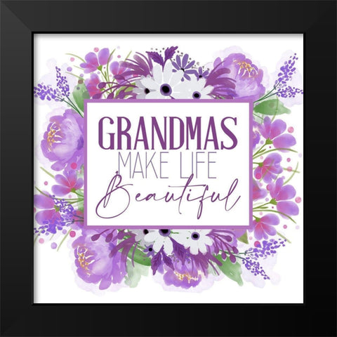 Grandmas Make Black Modern Wood Framed Art Print by Allen, Kimberly