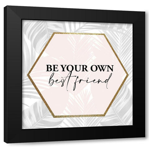 Selfcare 2 Black Modern Wood Framed Art Print with Double Matting by Allen, Kimberly