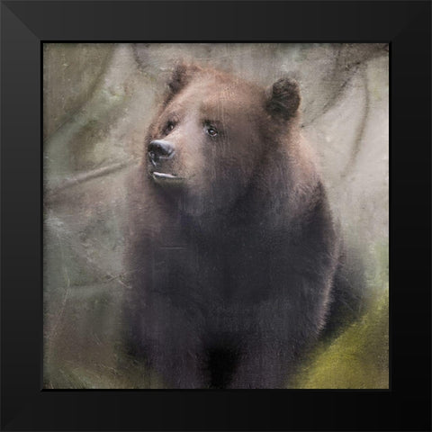 In the Forest Black Modern Wood Framed Art Print by Allen, Kimberly