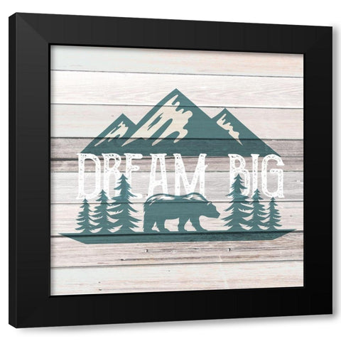 Dream Little Man 1 Black Modern Wood Framed Art Print by Allen, Kimberly
