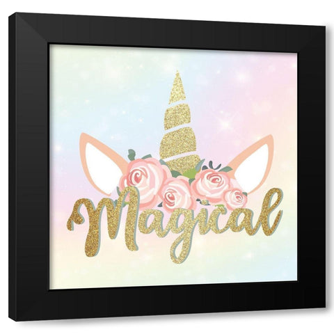 Magical 1 Black Modern Wood Framed Art Print by Allen, Kimberly