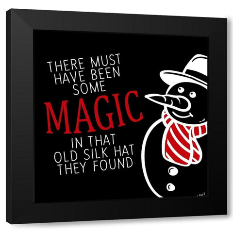 There Must Have Been Black Modern Wood Framed Art Print with Double Matting by Allen, Kimberly