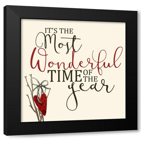 The Most Wonderful Black Modern Wood Framed Art Print with Double Matting by Allen, Kimberly