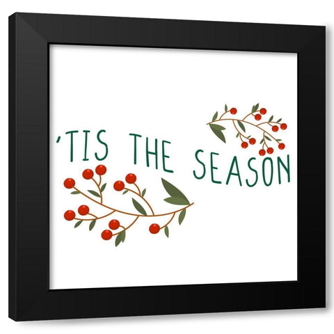 Christmas Presents 1 Black Modern Wood Framed Art Print with Double Matting by Allen, Kimberly