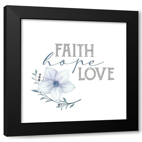 Inspiration 1 Black Modern Wood Framed Art Print with Double Matting by Allen, Kimberly