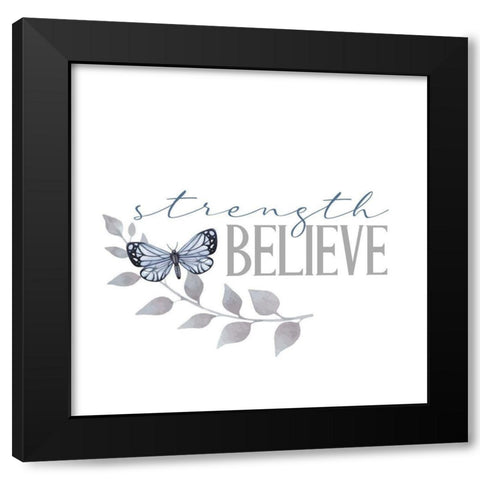 Inspiration 2 Black Modern Wood Framed Art Print by Allen, Kimberly