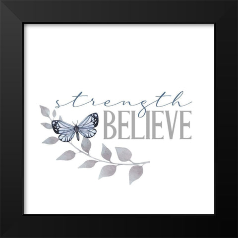 Inspiration 2 Black Modern Wood Framed Art Print by Allen, Kimberly