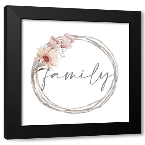 Always Blessed 3 Black Modern Wood Framed Art Print by Allen, Kimberly