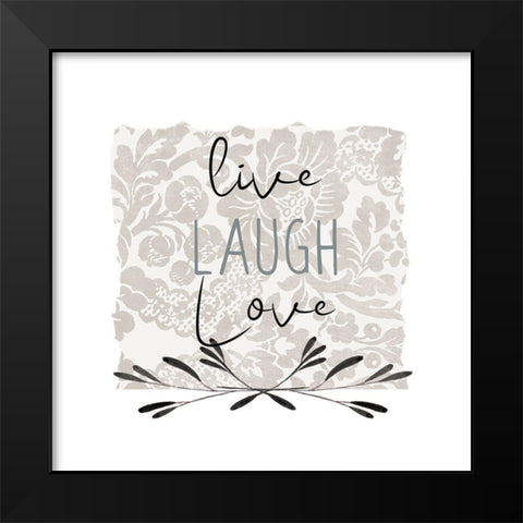 Love Beyond 2 Black Modern Wood Framed Art Print by Allen, Kimberly