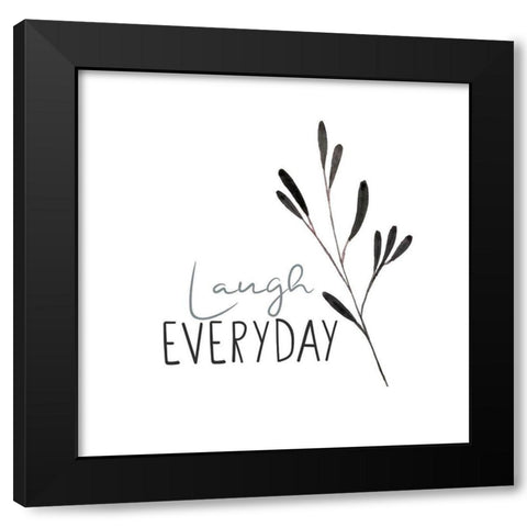 Love Beyond 3 Black Modern Wood Framed Art Print by Allen, Kimberly