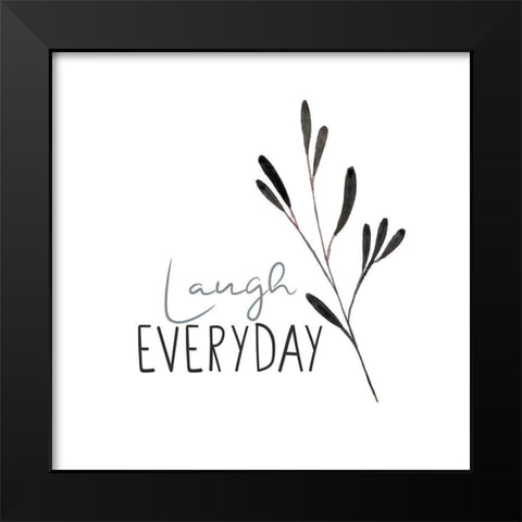 Love Beyond 3 Black Modern Wood Framed Art Print by Allen, Kimberly