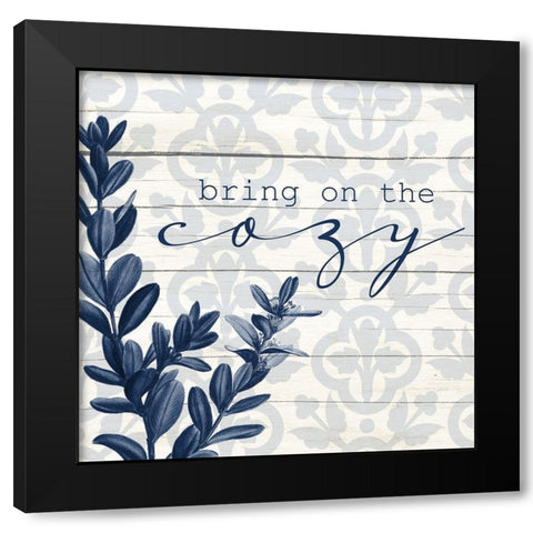 Cozy 1 Black Modern Wood Framed Art Print by Allen, Kimberly