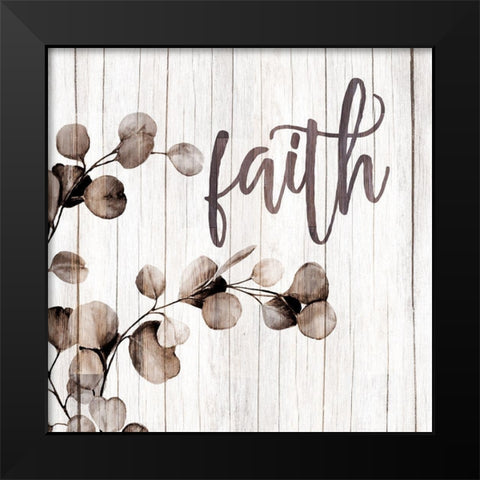 Faith Branch Black Modern Wood Framed Art Print by Allen, Kimberly