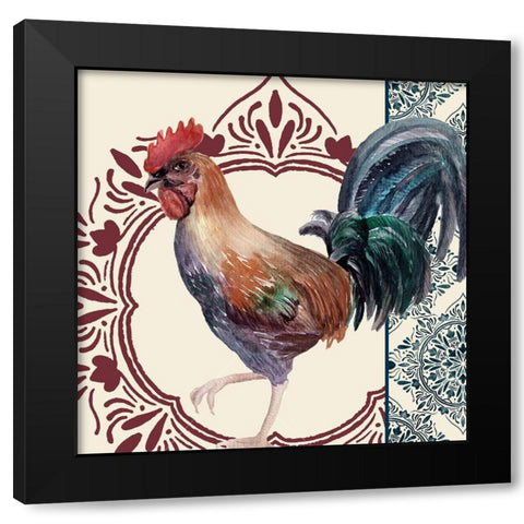 Poultry 2 Black Modern Wood Framed Art Print with Double Matting by Allen, Kimberly