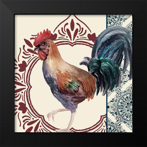 Poultry 2 Black Modern Wood Framed Art Print by Allen, Kimberly