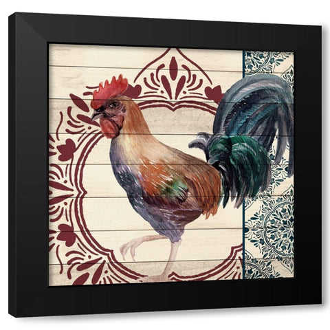 Poultry 2 Black Modern Wood Framed Art Print with Double Matting by Allen, Kimberly