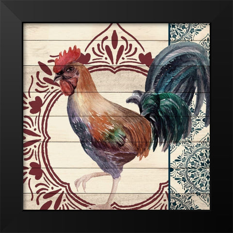 Poultry 2 Black Modern Wood Framed Art Print by Allen, Kimberly