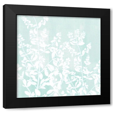 Botany 1 Black Modern Wood Framed Art Print with Double Matting by Allen, Kimberly