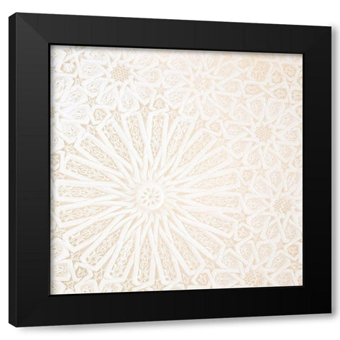 Lace 2 Black Modern Wood Framed Art Print with Double Matting by Allen, Kimberly