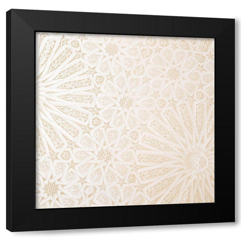 Lace 3 Black Modern Wood Framed Art Print with Double Matting by Allen, Kimberly