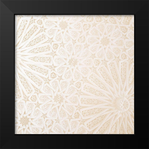 Lace 3 Black Modern Wood Framed Art Print by Allen, Kimberly