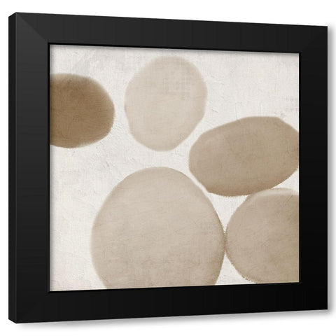 Geo Gold 1 Black Modern Wood Framed Art Print by Allen, Kimberly